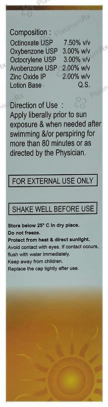 Sunsophic Sunscreen SPF 50 PA+++ Lotion 70ml