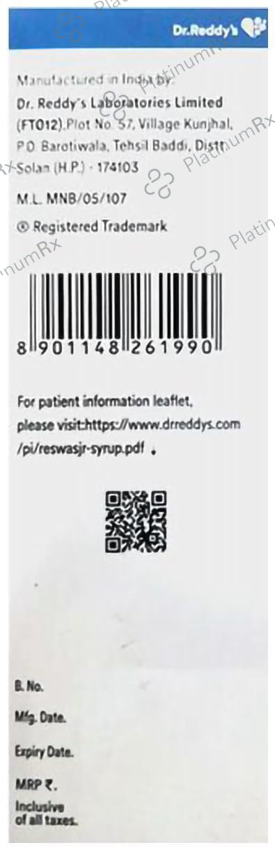 Reswas JR 2/30mg Syrup 120ml