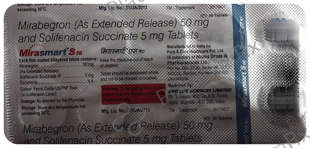 Mirasmart S 50 Tablet ER