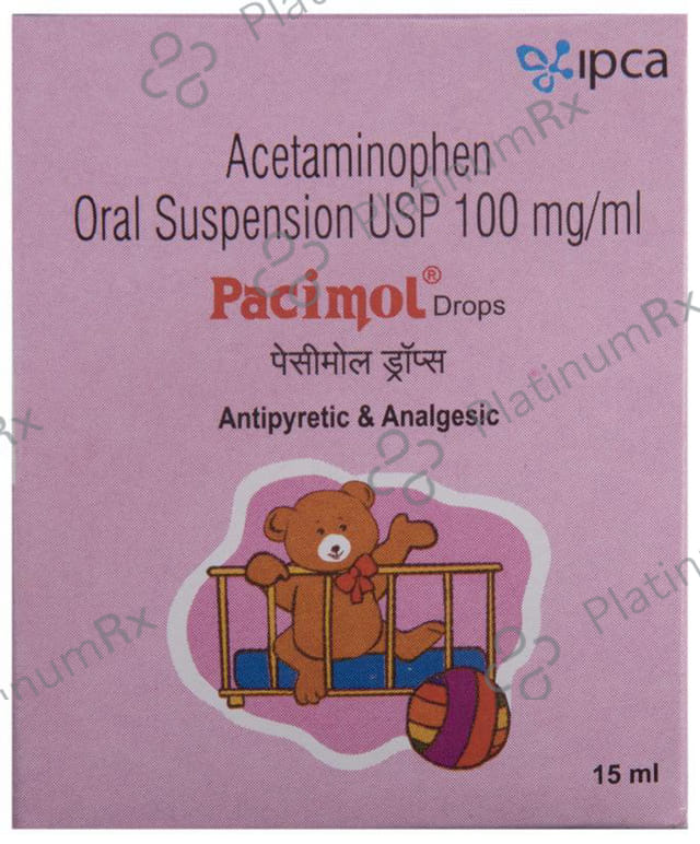 Pacimol 100mg Drops 15ml