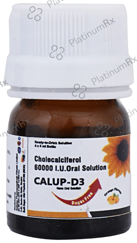 Calup D3 Nano Orange Flavour Sugar Free Oral Solution 5ml