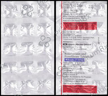 Rosufit F 10/160mg Tablet 15s