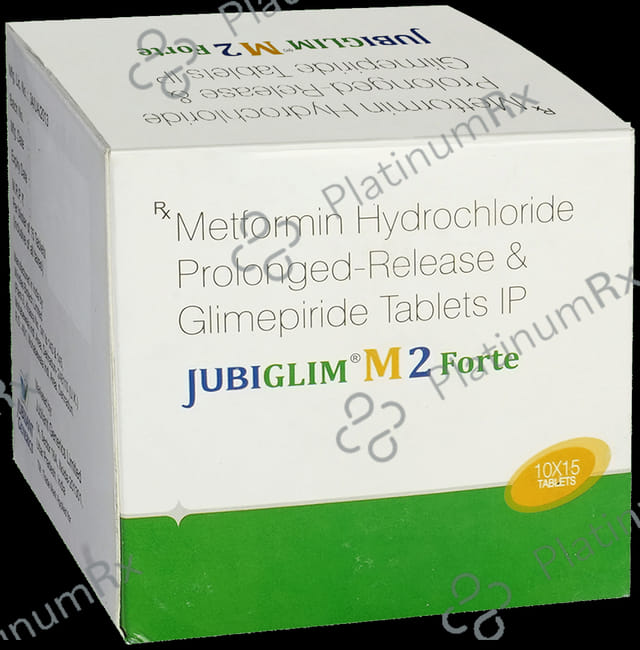 Jubiglim M 2 Forte 2/1000mg Tablet PR 15s
