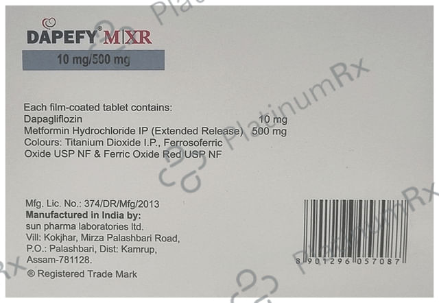 Dapefy M/XR 10/500mg Tablet ER 7s