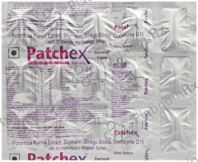 Patchex Tablet Gluten Free 15s