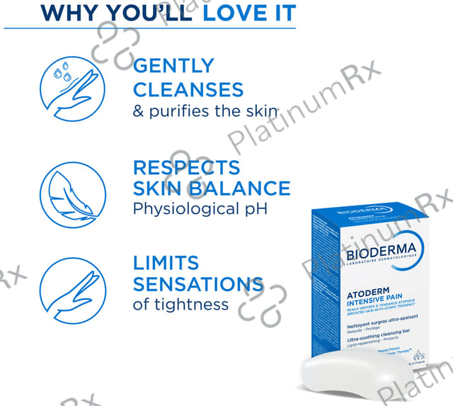 Bioderma Atoderm Intensive Pain Ultra-Soothing Cleansing Bar