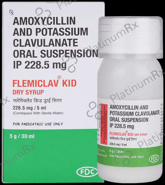 Flemiclav Kid 200/28.5mg Dry Syrup 30ml