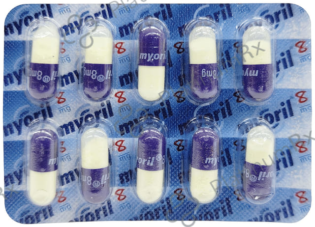 Myoril 8mg Capsule 10s