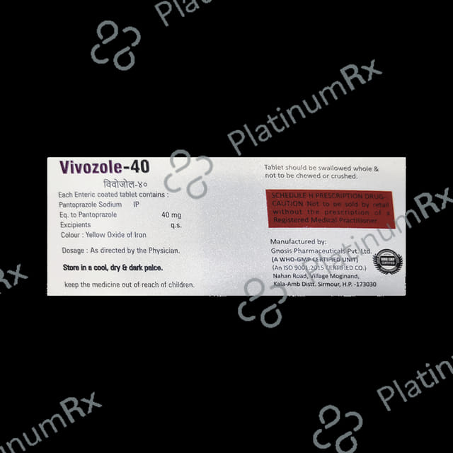 Vivozole 40mg Tablet 10s