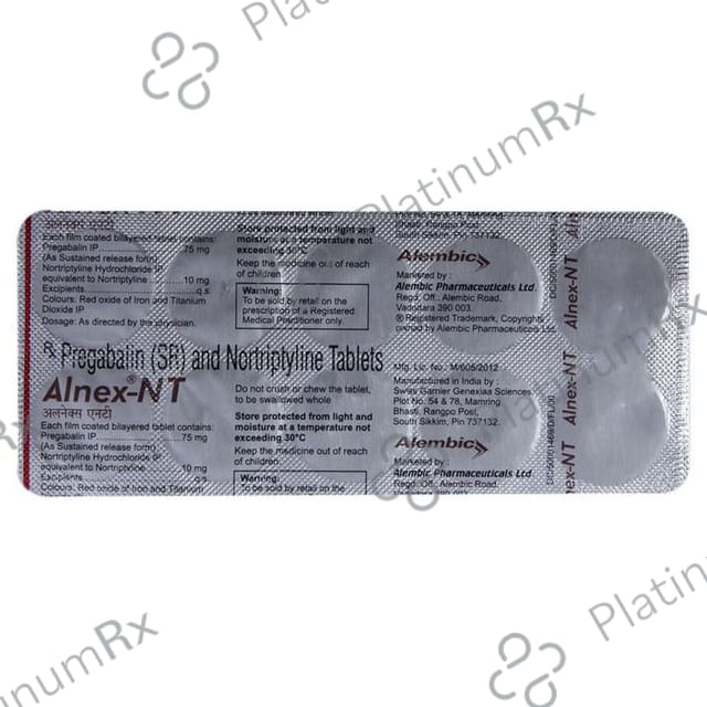 Alnex NT 75/10mg Tablet 10s