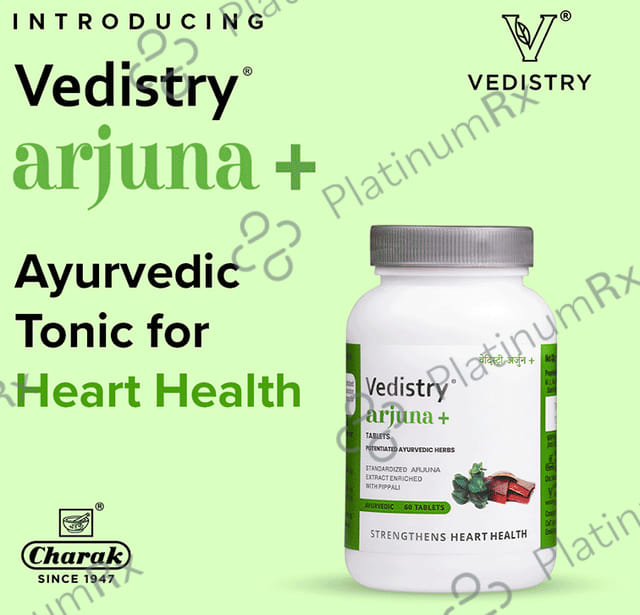 Vedistry Arjuna+ Tablet for Heart Care