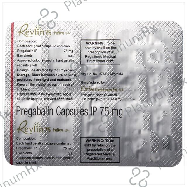 Revlin 75mg Capsule 10s