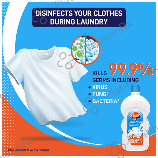 Savlon Laundry Disinfectant & Refreshing Liquid Fresh Blossom 1 Ltr
