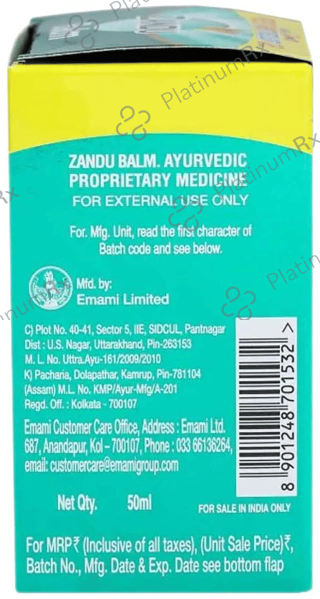 Zandu Balm 50ml