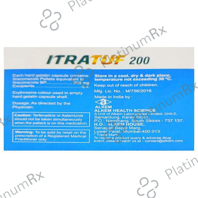 Itratuf 200mg Capsule 15s