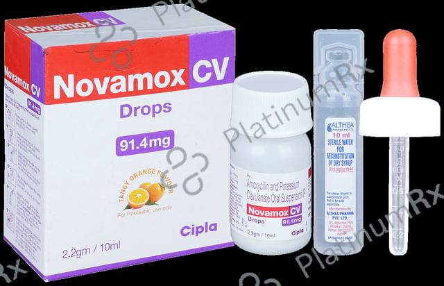 Novamox CV 80/11.4mg Drop 10ml