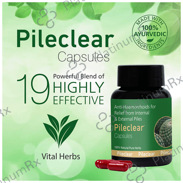 Pileclear Capsule (10 Each) 1 Bottle