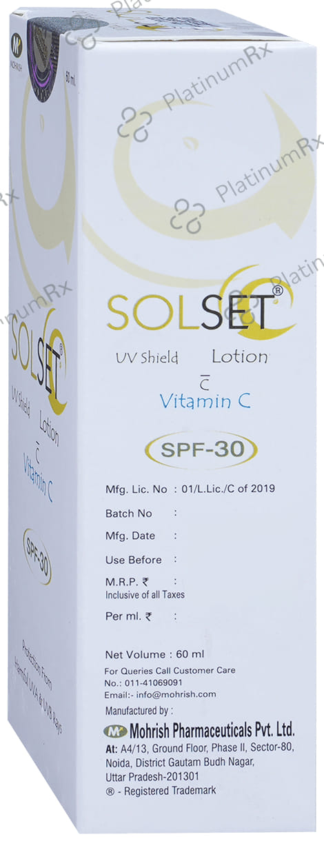 Solset UV Shield SPF 30 Lotion 60ml
