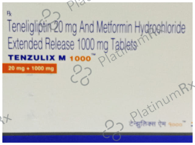 Tenzulix M 1000 Tablet ER 15 Tablet ER