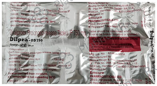 Dilpra- D 750mg Tablet PR 10s