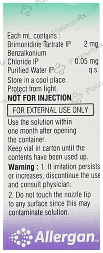 Alphagan 0.2% Eye Drop 5ml