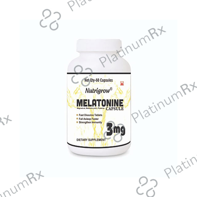 Nutrigrow Melatonine 3mg Capsule