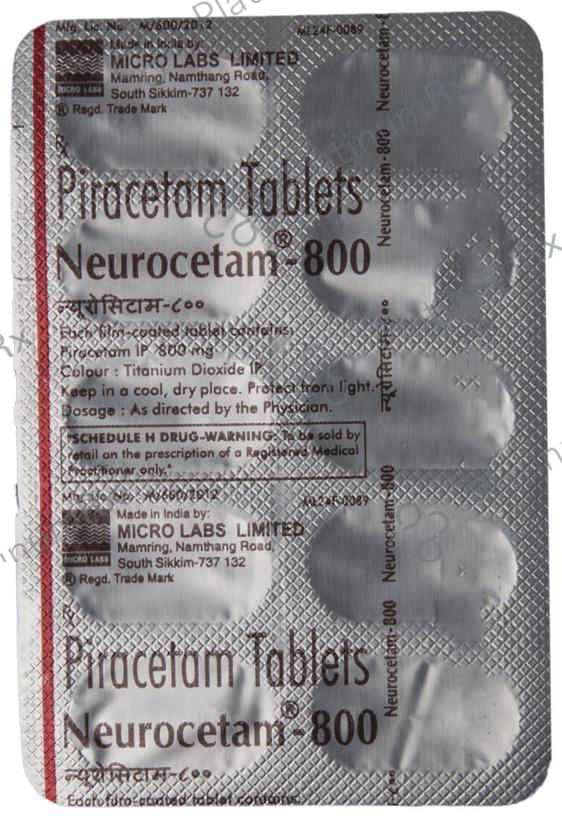 Neurocetam 800 Tablet 10 Tablet