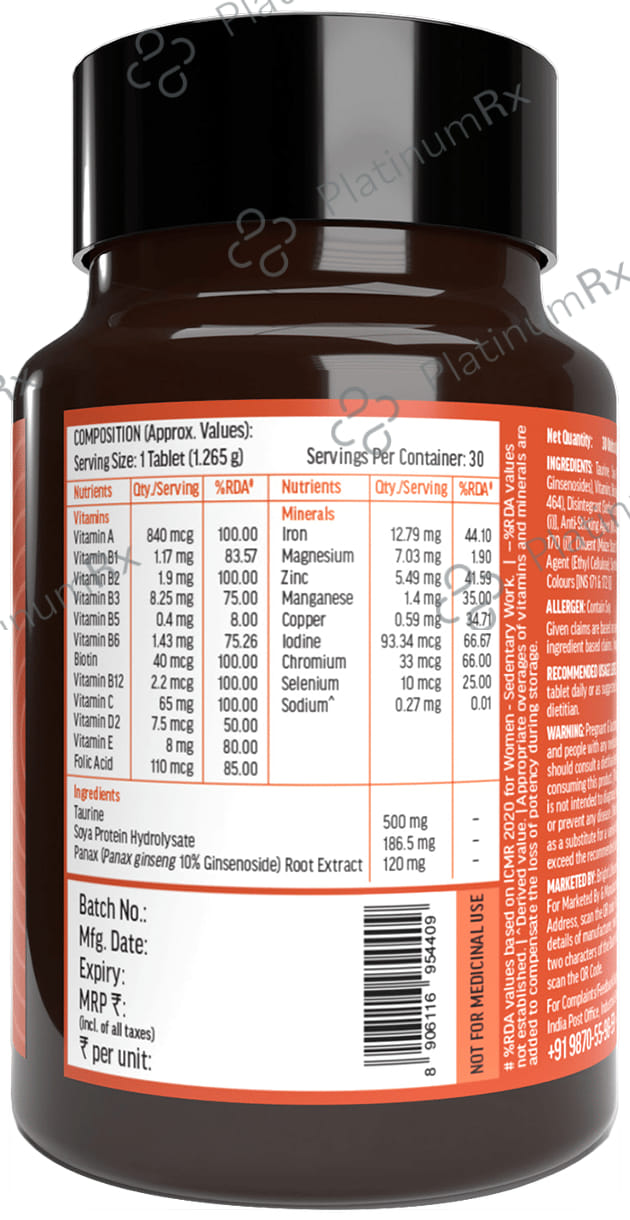Healthkart HK Vitals Multivitamin Tablet 30s