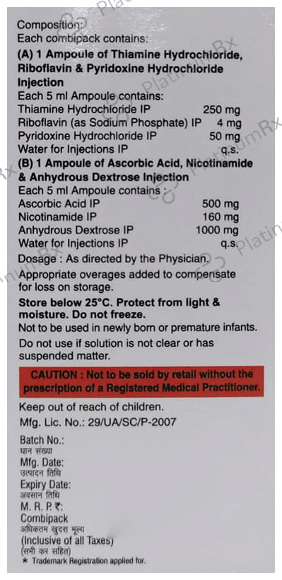 Alcomax Combipack Injection 2X5ml