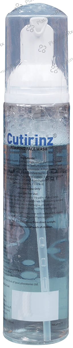 Cutirinz Foaming Face Wash SLS & SLES Free 100ml
