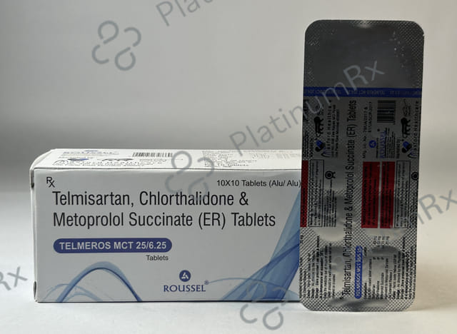 Telmeros MCT 25/6.25mg Tablet ER 10s