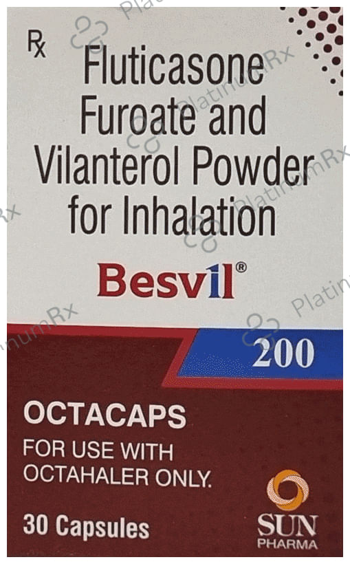 Besvil 200/25mcg Capsule 30s