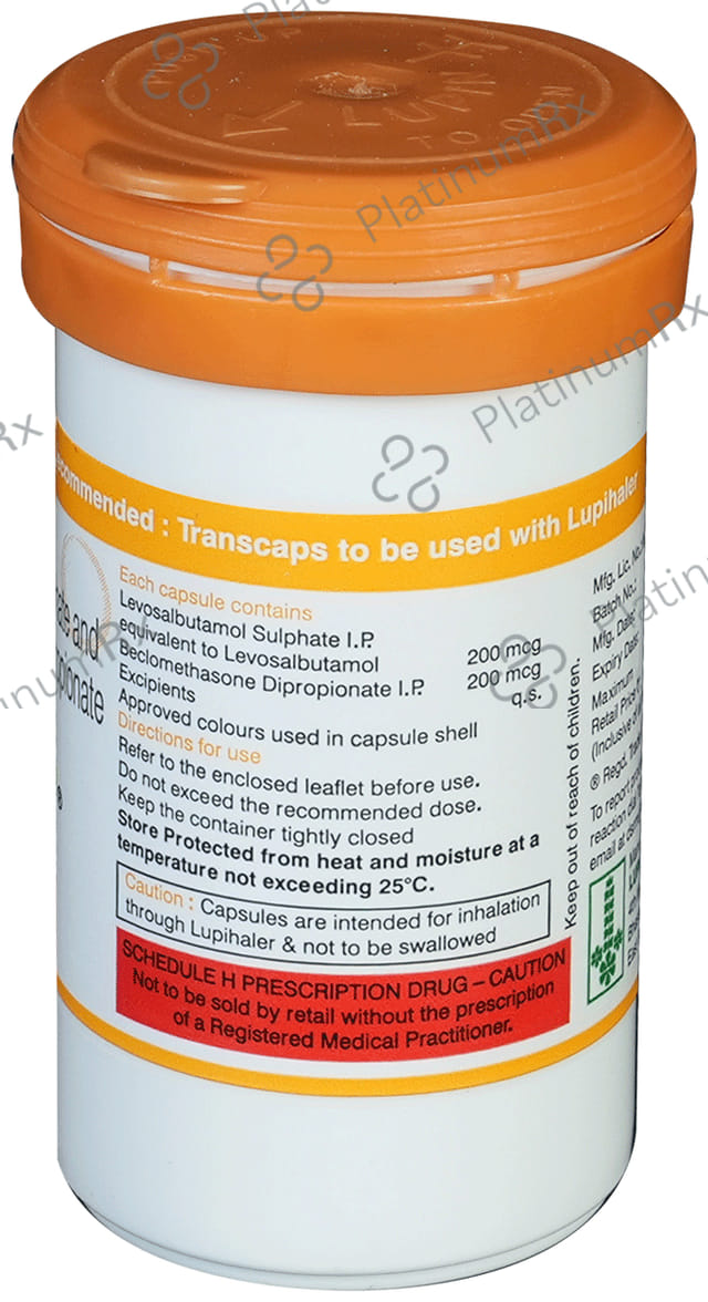 Salbair B Forte 200/200mcg Transcaps 30s