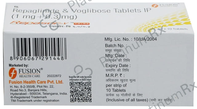 Repasor V 1/0.3mg Tablet 10s