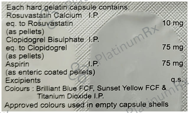Rozpure Gold 75mg/10mg/75mg Capsule