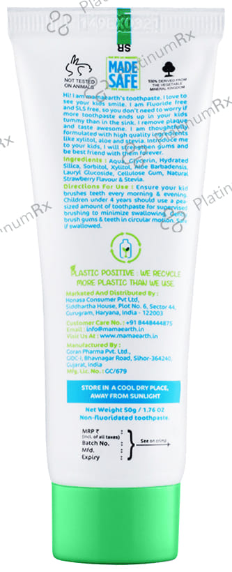 Mamaearth Toothpaste 50gm