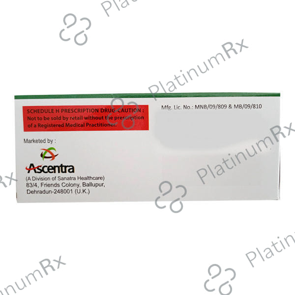 G Loc HP 750/500/40mg Combipack Tablet 6s