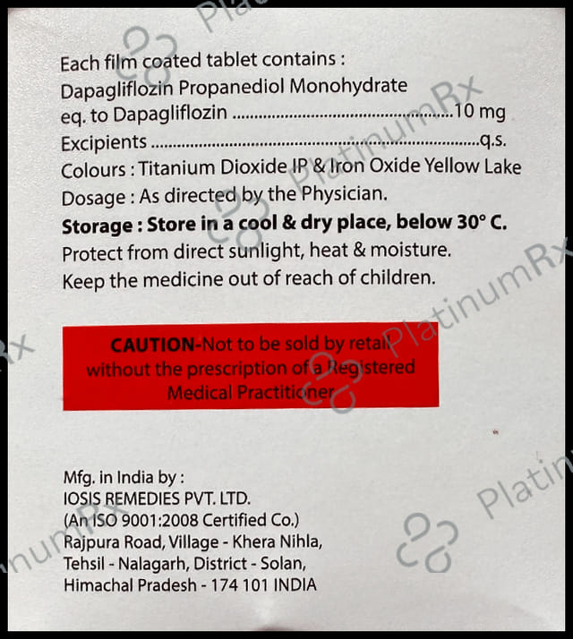 Glycidap 10mg Tablet