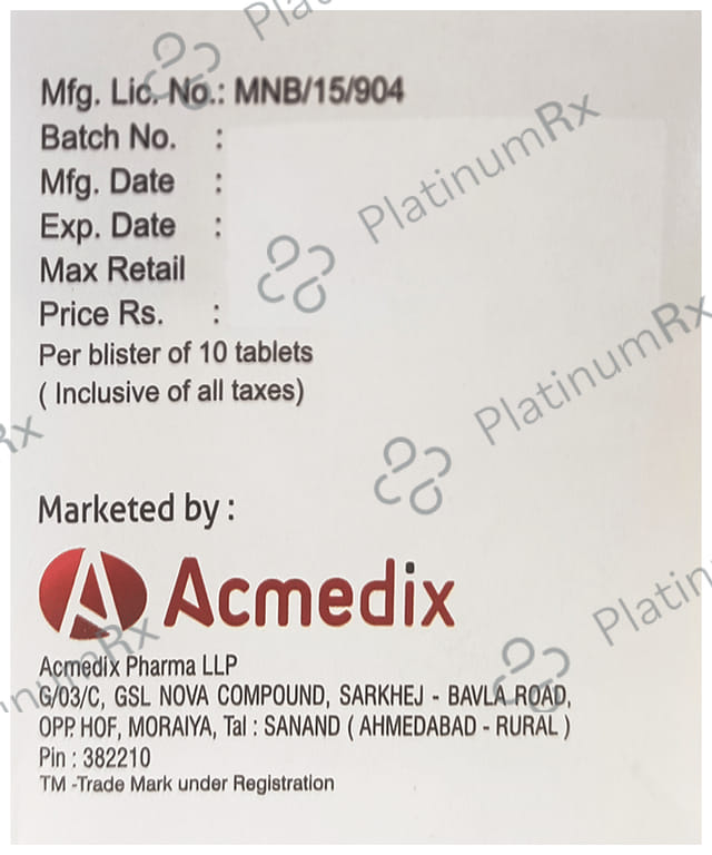 Acvilda M 500/50mg Tablet 10s