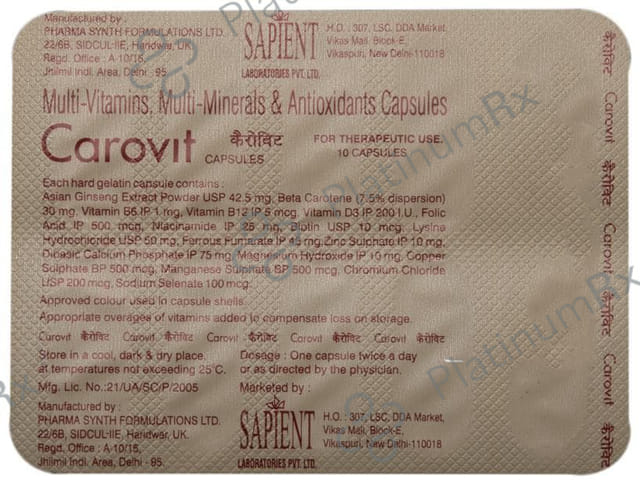 Carovit Capsule 10s