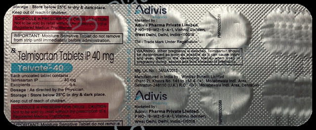 Telvate 40mg Tablet 10s