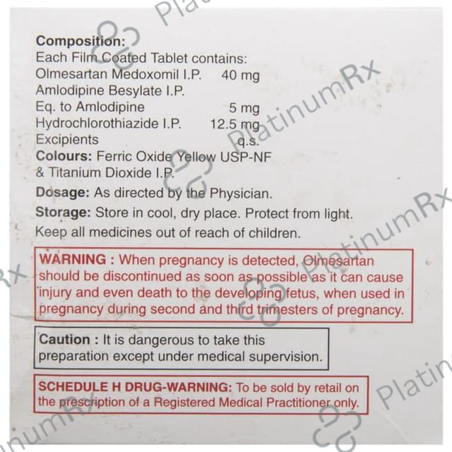 Olmax 3D 40mg Tablet 10s