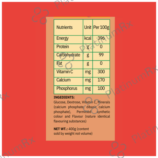 Healthy You Glucose Instant Drink with Vitamin C Watermelon Powder 400 gm