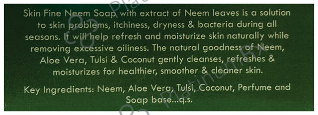Dr. Morepen Skin Fine Neem Soap