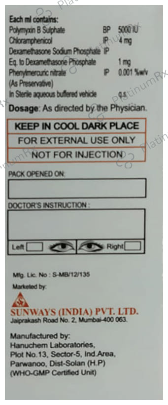 Polychlor DM Eye/Ear Drops