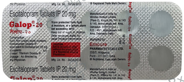 Galop 20mg Tablet 10s