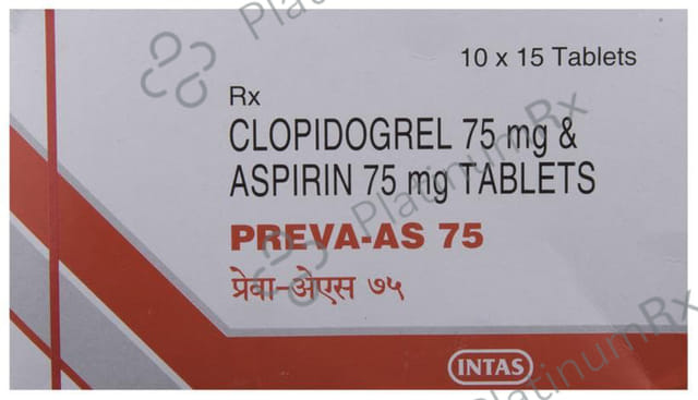 Preva AS 75/75mg Tablet 15s