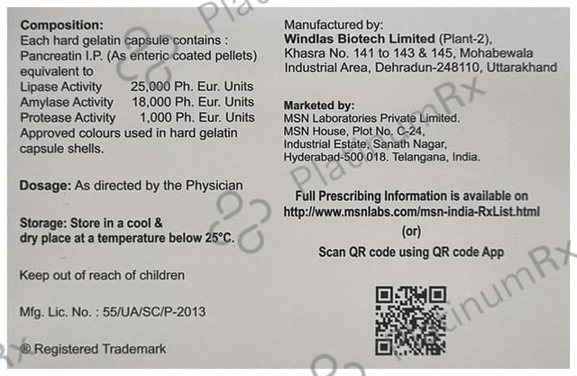 Enzase 25000 Capsule 10s