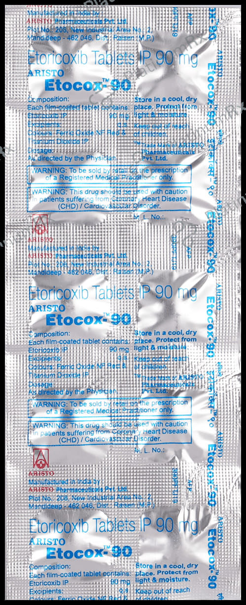 Etocox 90mg Tablet 10s (Aristo)