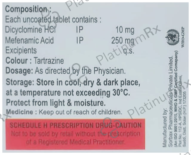 Chimspas 10/250mg Tablet 10s